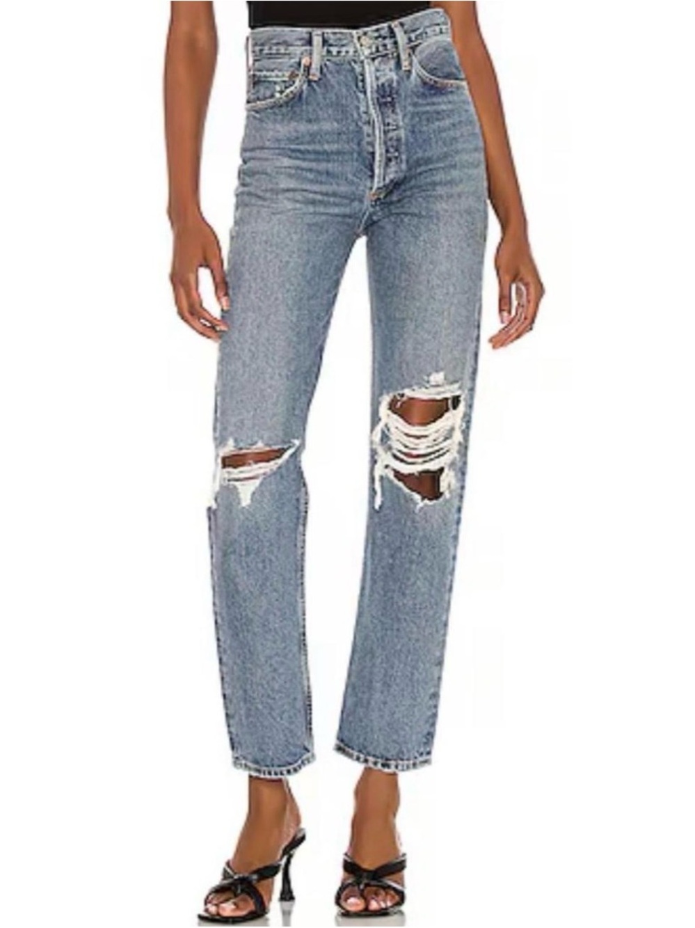 Agolde Riley High Rise Straight Jean